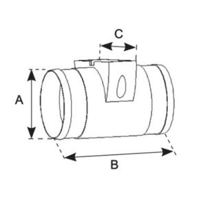 Aspiratore/ventilatore assiale 12V 2
