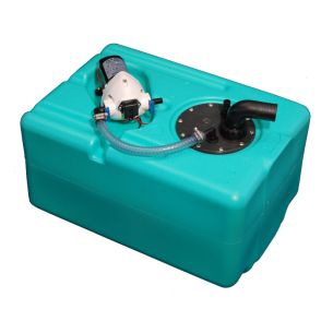 57 litran säiliö painevesipumpulla (3 käyttökohtaa)