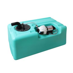 39-liters vanntank med trykkpumpe (3 tappepunkter)