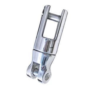 Joint d'ancrage pivotant en acier inoxydable pour chaînes Ø 9/10 mm.