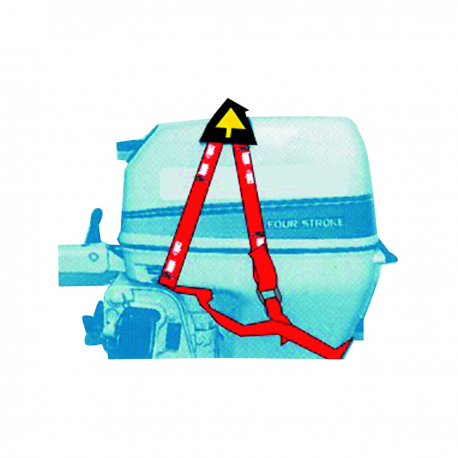 Eslinga para motores fueraborda