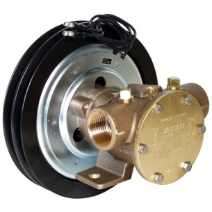 Jabsco 50080-2101 - 1" bronspump med elektromagnetisk koppling