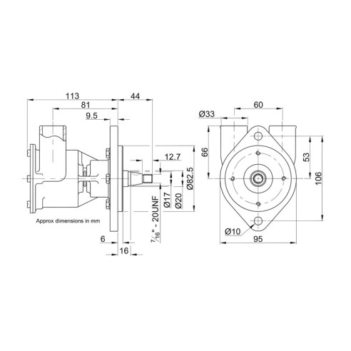 Jabsco 50560-1001 - Bronspump
