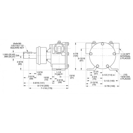 Jabsco 6400-1051 - Bronze Pump