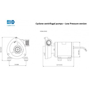 Jabsco 50840-2012 - Zyklon-Kreiselpumpe 12V 2