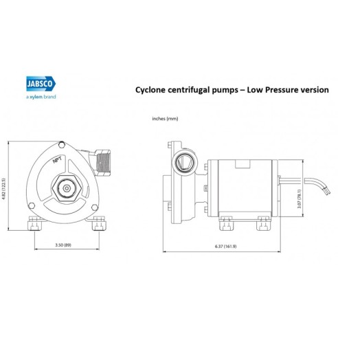 Jabsco 50840-2024 - Pompe centrifuge Cyclone 24 V
