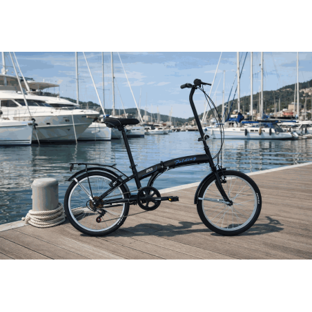 Bicicleta plegable de acero de 20”