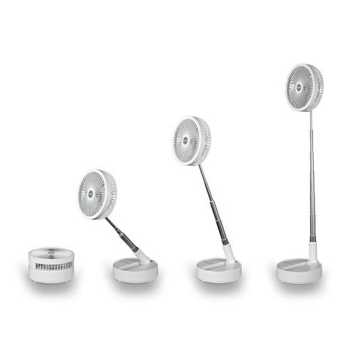 Rechargeable cordless space fan with...