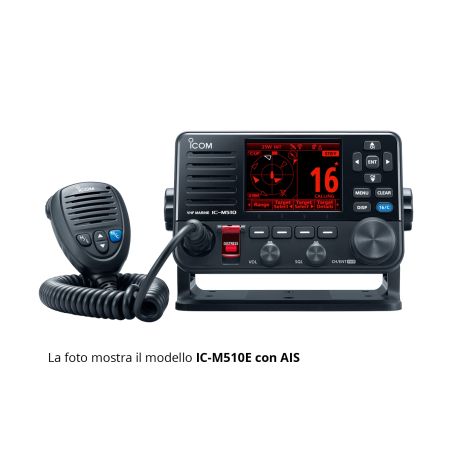 Icom IC-M510E EVO – kiinteä VHF-meriradio WLAN-, DSC- ja GNSS-toiminnoilla