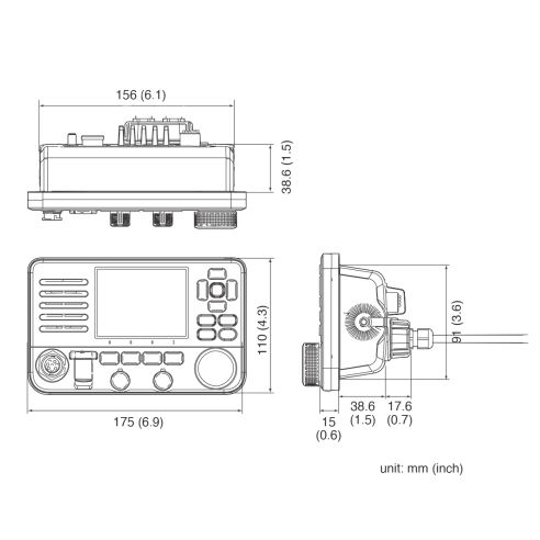 Icom IC-M510E EVO – Feste UKW-Seefunkanlage mit AIS, WLAN, DSC und GNSS