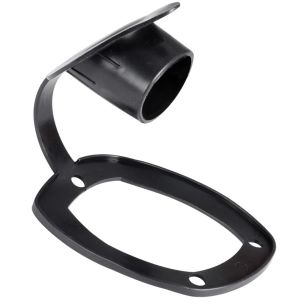 Black PVC rod holder closure