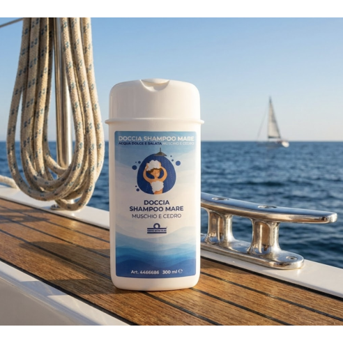Doccia shampoo Biodegradabile per uso in barca