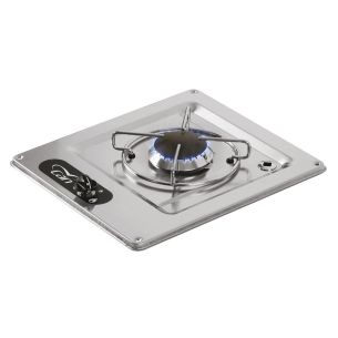 Piano cottura a gas da incasso in acciaio inox, 1 fuoco PC1320 - Can