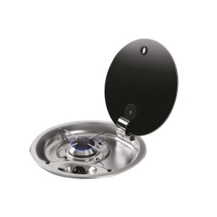 Round Built-In Gas Cooktop with Glass Lid FC1345 - Can
