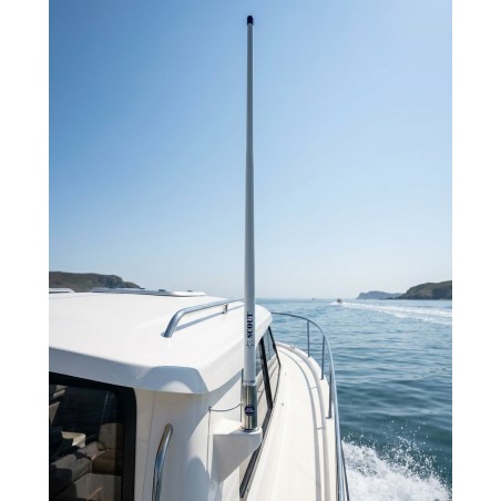 Scout KS-120 White Marine AM/FM Antenna 1.2 m IP69