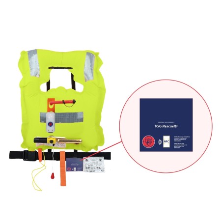 Aufblasbare Rettungsweste 150 N Air Bag Smart mit Licht – Veleria San Giorgio