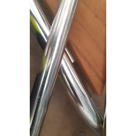 Stainless steel and teak bow sprit with roller 750x500x330 mm [Returned item]