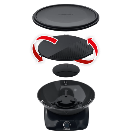 Mini gassgrill 360 Grill CV 2400 W non-stick 30 cm – Campingaz