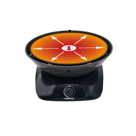 Mini barbacoa de gas 360 Grill CV 2400 W placa antiadherente 30 cm - Campingaz