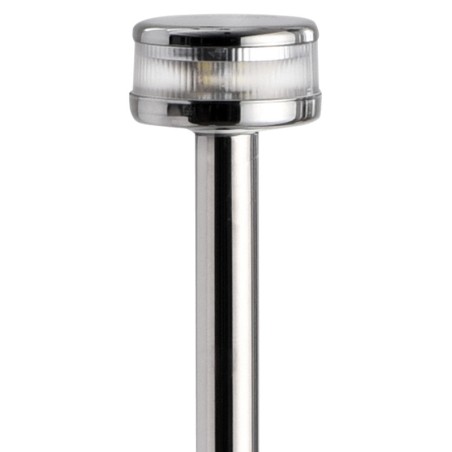 Asta abbattibile 60 cm. con fanale di fonda Evoled 360° in acciaio inox - Osculati