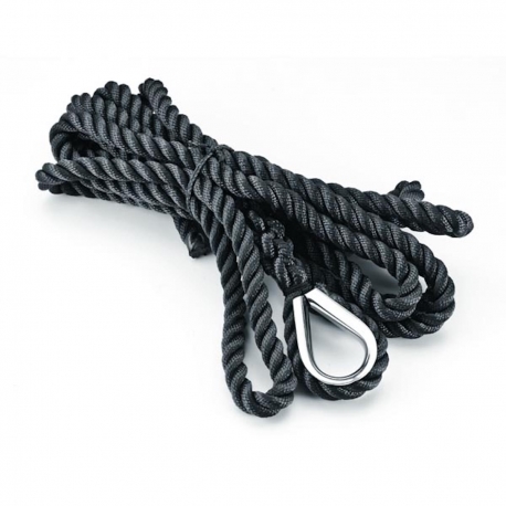 Black mooring line with redancia - Trem