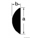 Halbrundes Edelstahlprofil - Osculati