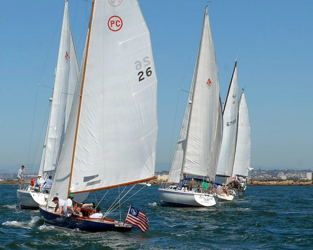 prepararsi per regata