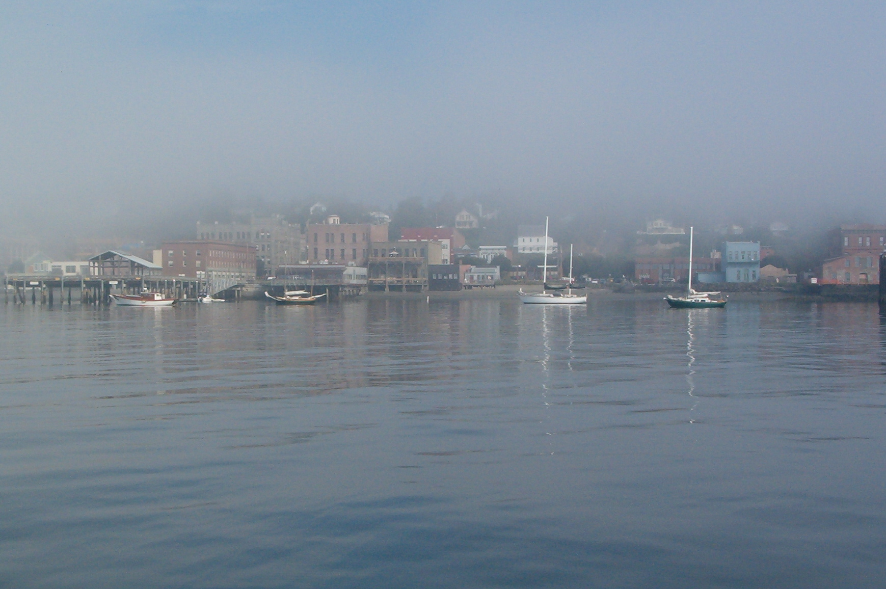 Porto nella nebbia