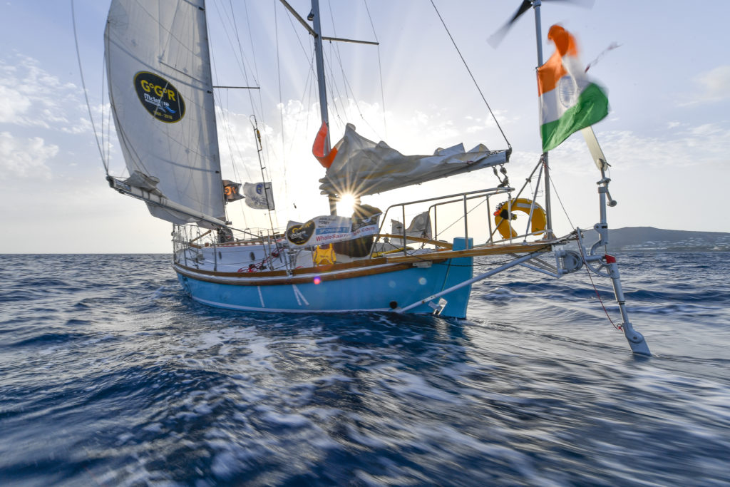 Partenza della Golden Globe Race 2018