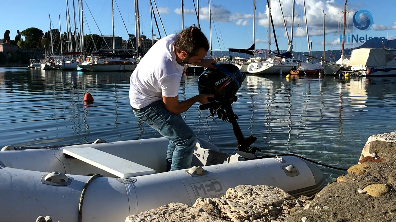 manutenzione del gommone