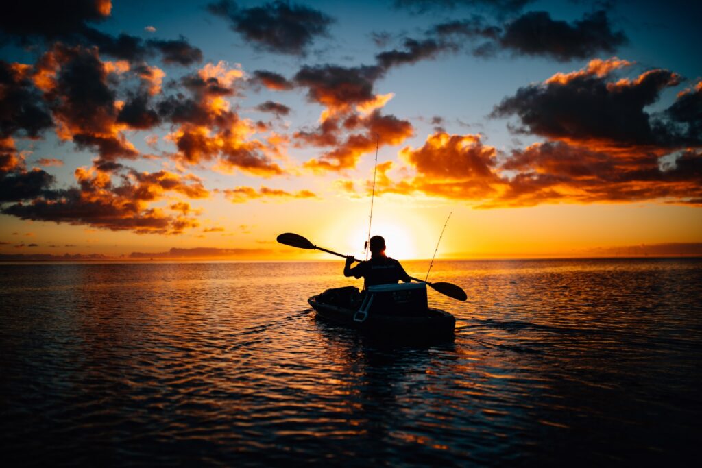 organizzare la barca per la pesca