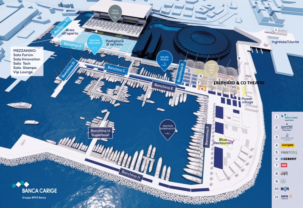 CARTINA SALONE NAUTICO 2022