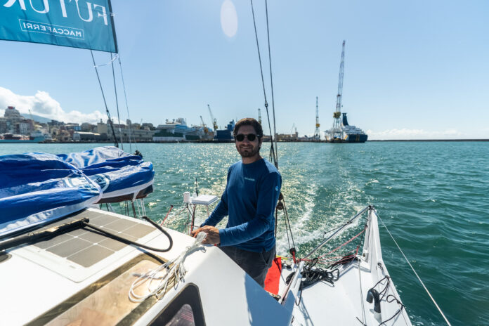 Luca Rosetti e la sua barca Futura