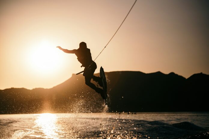 wakeboard dalla barca
