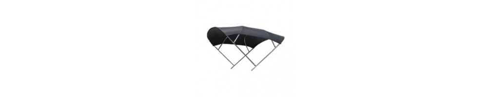 Motor boat awnings